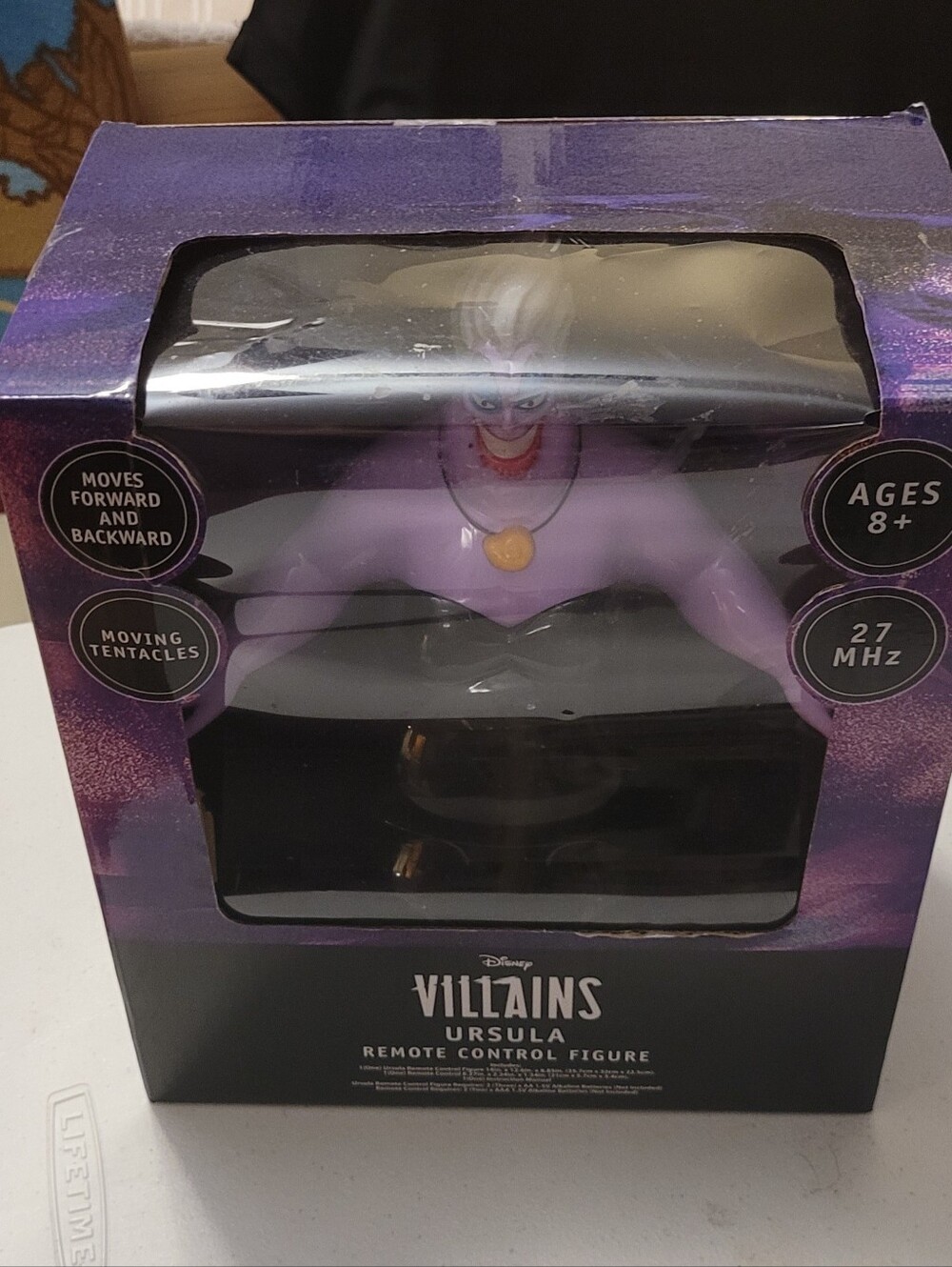 Disney Ursula Villains Remote Control Figure - Purple, Black, Gold